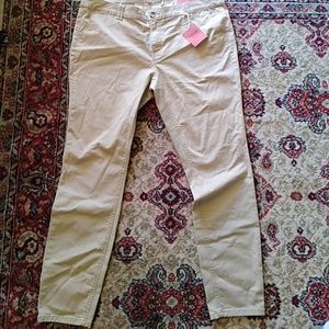 Mossimo khaki skinny mid rise pants
